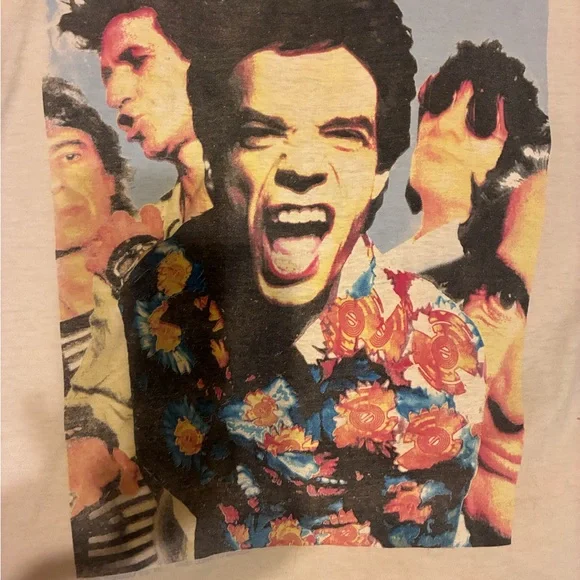 The Rolling Stones White Short Sleeve Tee